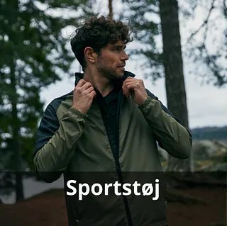 Man i sportstøj, leder videre til siden omhandlende sportstøj